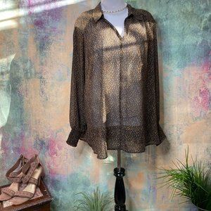 NWT📌Pleione Light Transparent Blouse - Top